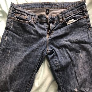 Boyfriend fit loose summer jeans